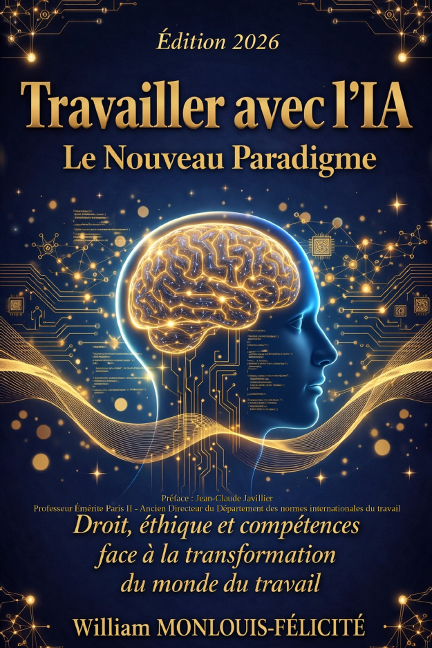Sortie du livre "Travailler avec l'IA : Le Nouveau Paradigme" - Auteur William MONLOUIS-FELICITE